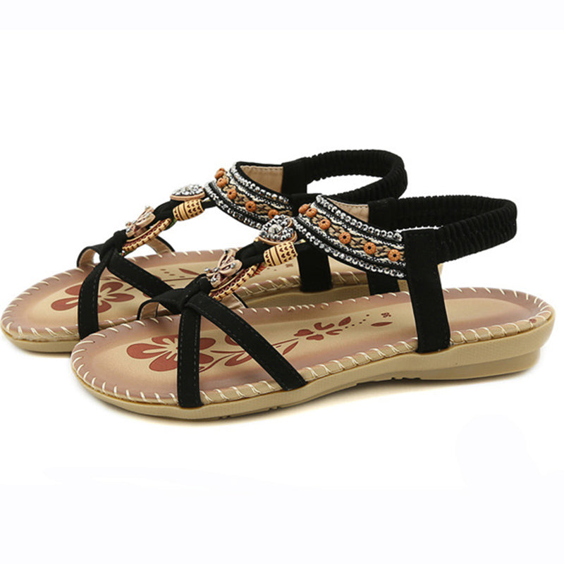 Sandalias ortopédicas boho de moda - Mujer