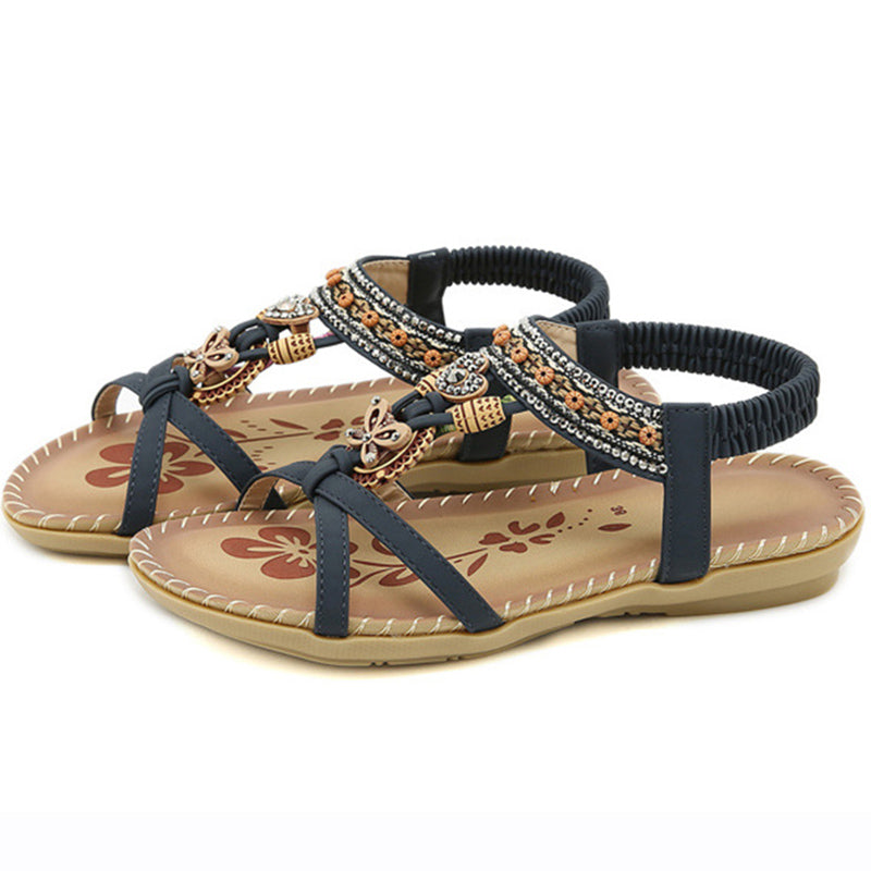 Sandalias ortopédicas boho de moda - Mujer